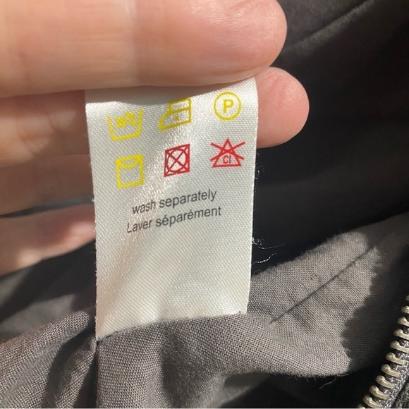 Kismet beige/grey zip snap hooded jacket women’s size M - Picture 15 of 16